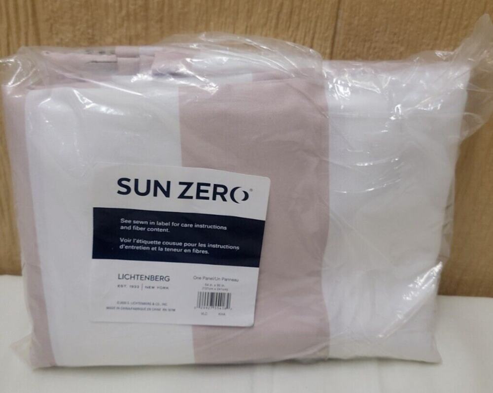 Sun Zero Grommet Single Panel Valencia Cabana Striped 54x95" Opened